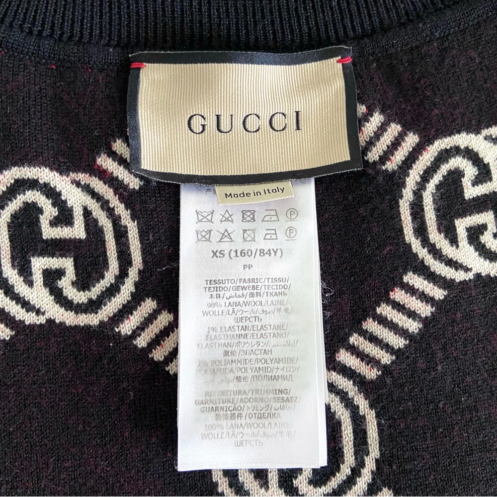 GUCCI Reversible Interlocking G Wool Sweater - image 6